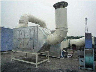 華康中天活性炭廢氣吸附塔設備正常運轉